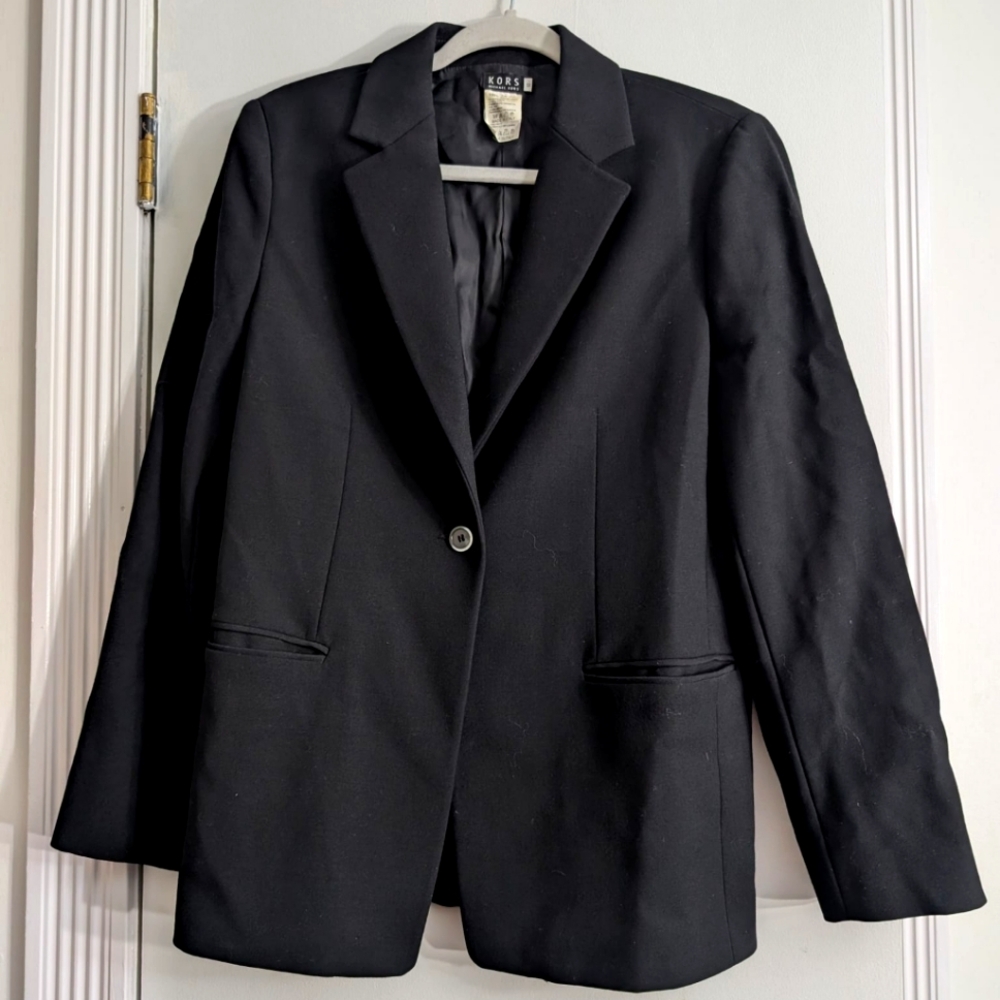 Women's Michael Kors size 10 suit jacket VGUC. 100% wool Made in Italy - Picture 1 of 5